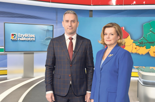 Jānis Geste un Ilze Dobele.