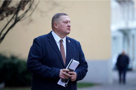 Deputāts Valdis Maslovskis (ZZS).