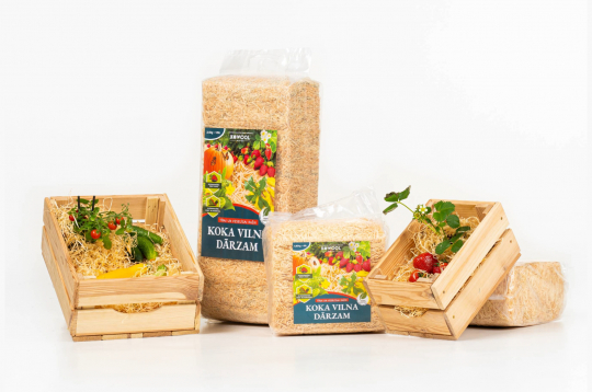 KOWOOL – koka vilna dārzam, veselīgākām ogām un dārzeņiem.