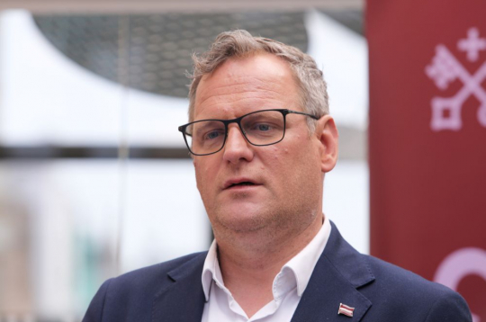 Partijas "Progresīvie" Rīgas mēra amata kandidāts Viesturs Kleinbergs.