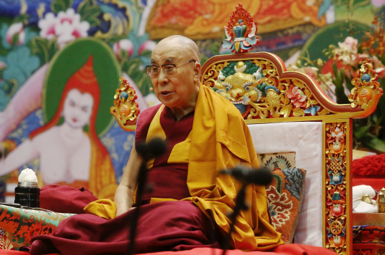 "Skonto" hallē Viņa Svētības Dalailama XIV "Dimanta sūtras" mācības. 2018. gads.