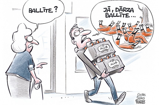 Dārza ballīte.