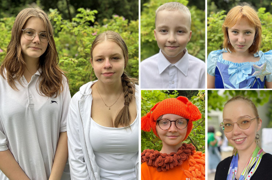 Jasmīna Petra Puriņa, Patrīcija Krūmkalna, Mārcis, Gerda Griezene, Paula, Elvita Maskalāne.