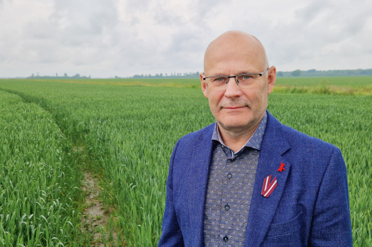 Uldis Vangalis spēles laukumu redz gan no lauksaimnieka, gan mežsaimnieka, gan mednieka skatu punkta.