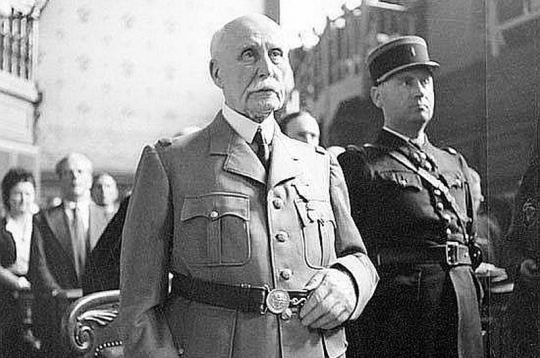 Filips Petēns (1856–1951) procesa laikā.