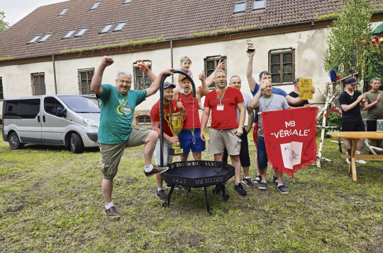 Šī gada uzvarētāji – Vērgales mednieku biedrība.