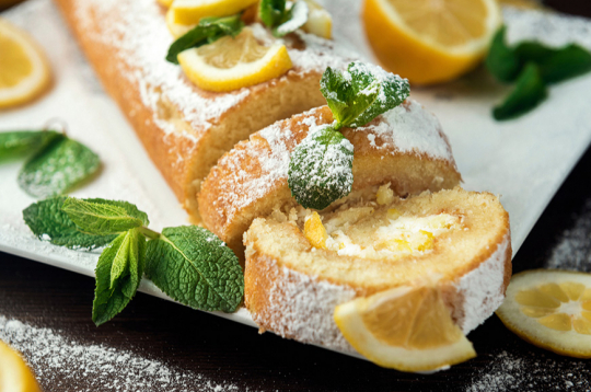 Citronu un ķimeņu rulete. Citronu un ķimeņu rulete.