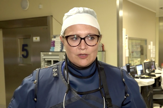 Austrumu slimnīcas Radioloģijas centra vadītāja, invazīvā radioloģe Aina Kratovska.