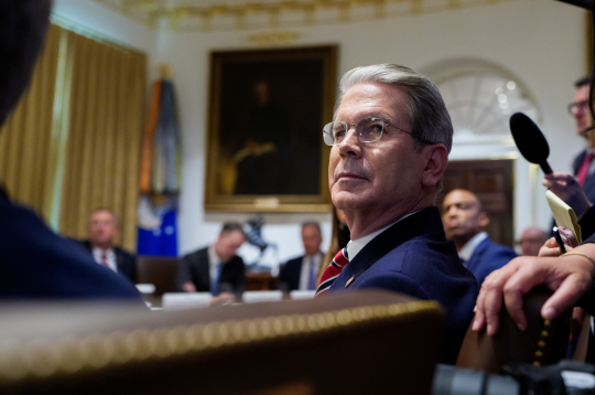 ASV finanšu ministrs Skots Besents (Scott Bessent).