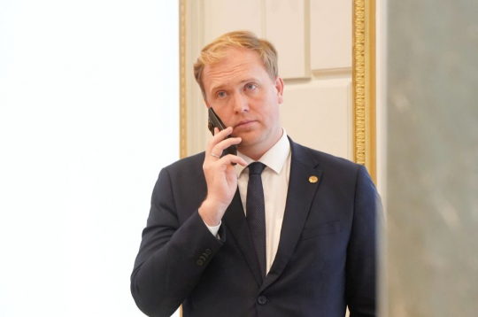 Ekonomikas ministrs Viktors Valainis. Ekonomikas ministrs Viktors Valainis.