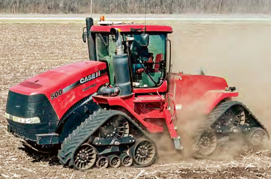 'Case IH Quadtrac Zuidberg' gumijas kāpurķēdes.