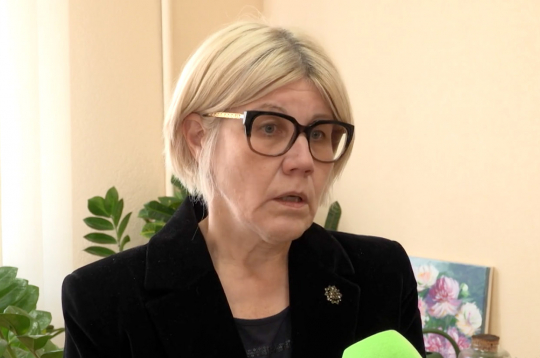 Rīgas 34. vidusskolas direktore Nataļja Rogaļeva.