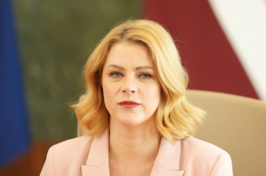 Ministru prezidente Evika Siliņa.