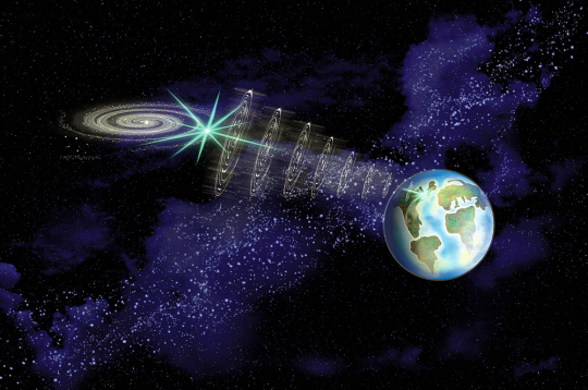 Zeme klausās Visumu.