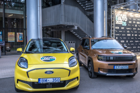 Pasākumā "Latvijas e-auto 2025/26". 