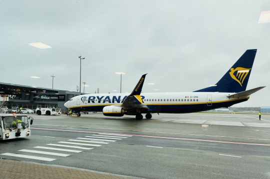 Lidosta "Rīga" (RIX). "Ryanair".