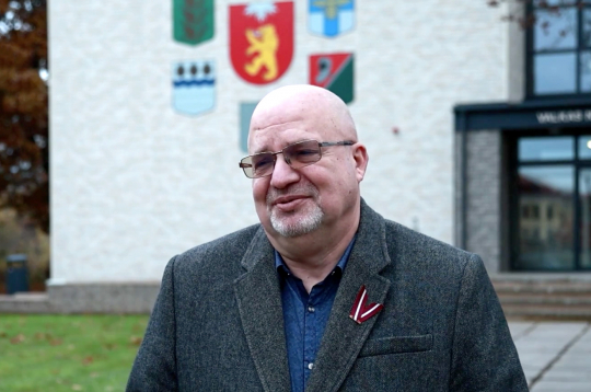 Valkas mērs Vents Armands Krauklis.