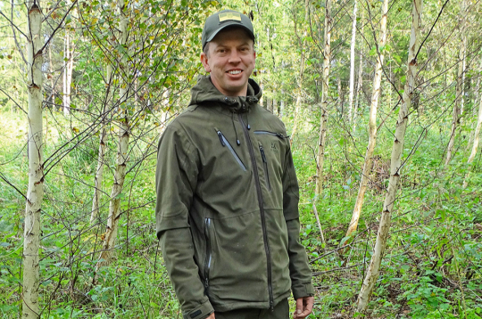 Mežsaimnieks Atis Poga.