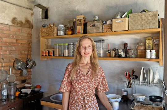 "Atpūtu" saimniece Katrīna Jaunslaviete-Kipure.