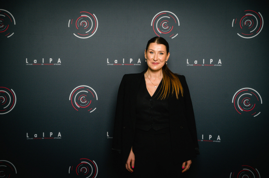 Liena Edvardsa, Latvijas Izpildītāju un producentu apvienības izpilddirektore. Liena Edvardsa, Latvijas Izpildītāju un producentu apvienības izpilddirektore.