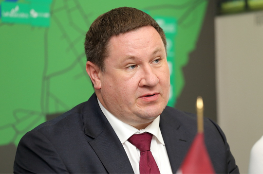 Ogres novada domes priekšsēdētājs Egils Helmanis (NA).