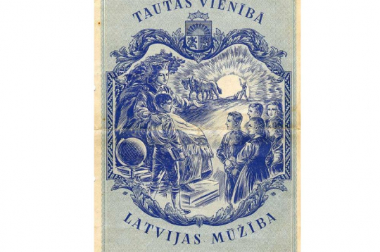 20. gs. 30. gadu nogales skolēna liecība.