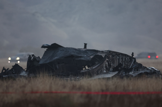 Turcijas armijas lidmašīnas avārijas vieta Gruzijā.