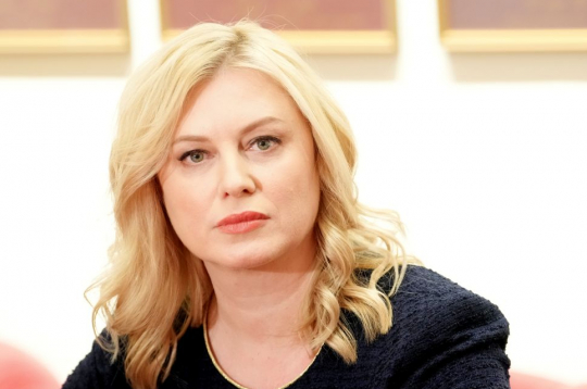 Satversmes tiesas priekšsēdētāja Irēna Kucina.