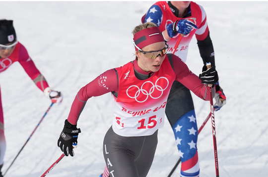 Patrīcija Eiduka pirms nepilniem četriem gadiem ziemas olimpiskajās spēlēs Pekinā. Februārī Milānā-Kortīnā viņai 26 gadu vecumā būs jau trešā olimpiāde karjerā.