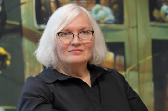 Jana Egle grāmatas "Diena ir izdevusies. Austra" atvēršanā.