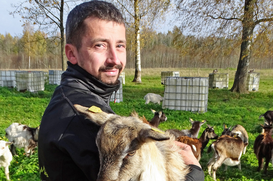 "Birznieku" saimnieks Jānis Tiltiņš.