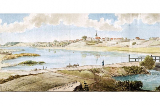 Tukums J. K. Broces zīmējumā 1792. gadā.