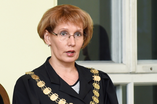 Rīgas rajona tiesas priekšsēdētāja Inese Siliņeviča.