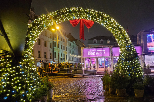 12. decembrī misiju uzsāks maratons "Dod pieci!". 12. decembrī misiju uzsāks maratons "Dod pieci!".
