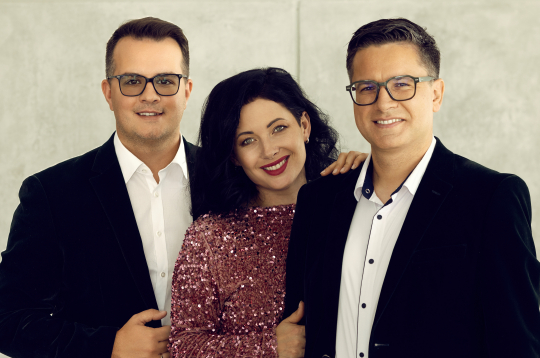 Mārtiņš Kanters, Antra Stafecka un Andris Ērglis.