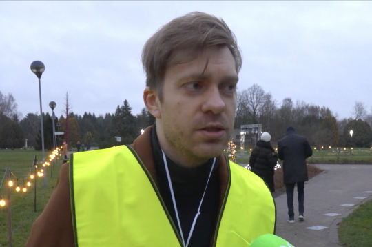 Uģis Melnozols, projekta "Atvērtie spārmi" pārstāvis. Uģis Melnozols, projekta "Atvērtie spārmi" pārstāvis.