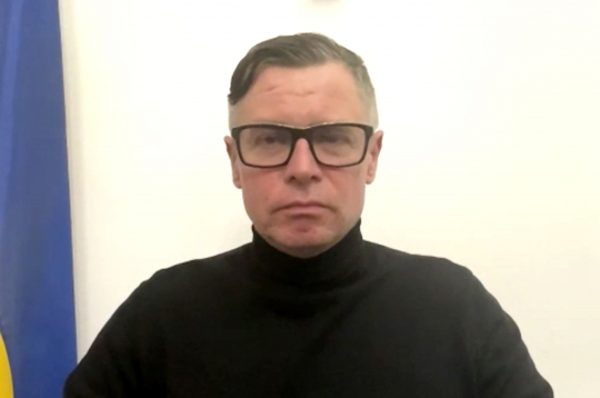 Jurijs Saks, Ukrainas aizsardzības ministra bijušais padomnieks. Jurijs Saks, Ukrainas aizsardzības ministra bijušais padomnieks.