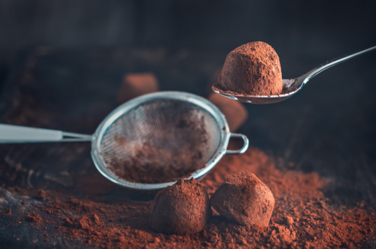 Šokolādes trifeles.