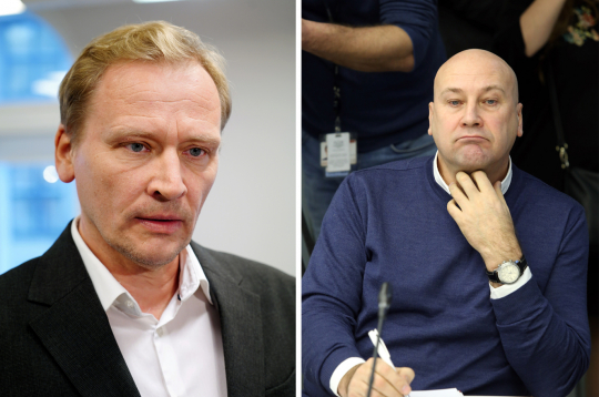 Jānis Siksnis un Ivars Belte. Jānis Siksnis un Ivars Belte.