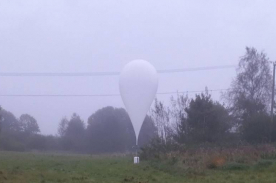 Kontrabandas balons. Ilustratīvs attēls. Kontrabandas balons. Ilustratīvs attēls.