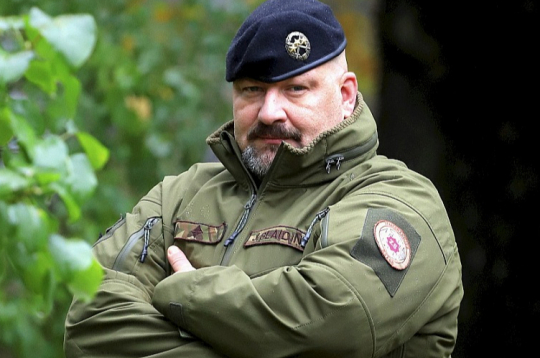 Majors Jānis Slaidiņš. Majors Jānis Slaidiņš.