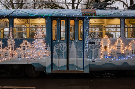 Rīga izgreznota Ziemassvētku noskaņās.