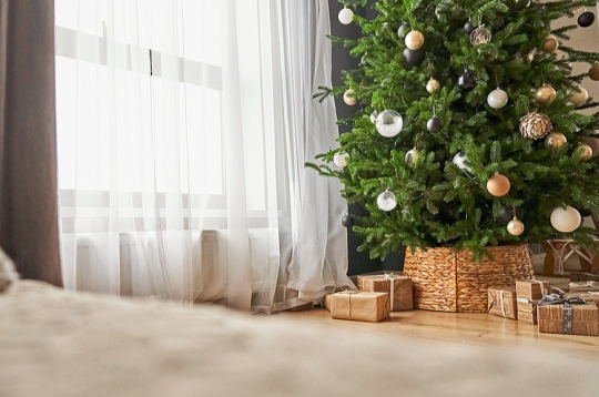 Nomaskēts eglītes statīvs. Nomaskēts eglītes statīvs.