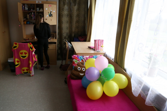 Jelgavas bērnu sociālās aprūpes centra telpas.