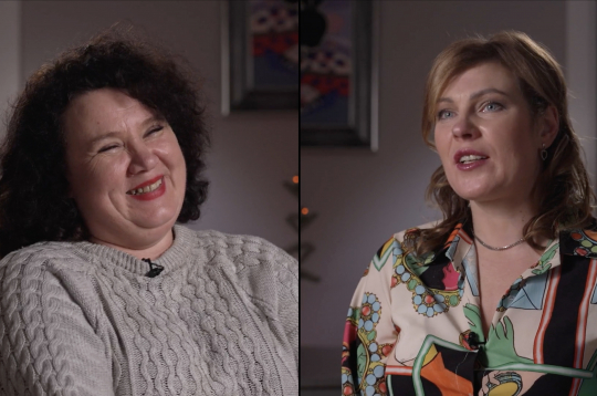 Margarita Kolosova un Magone Liedeskalna.