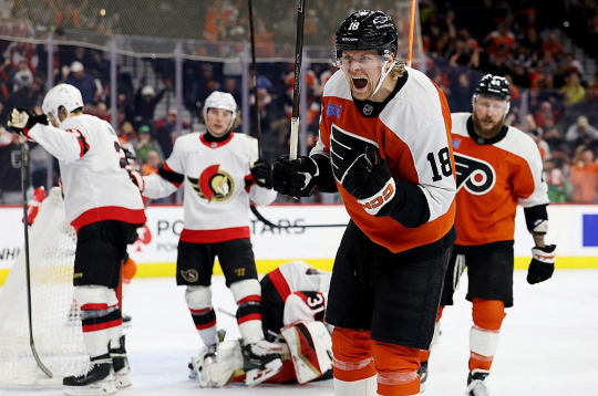 Filadelfijas "Flyers" uzbrucējs Rodrigo Ābols.