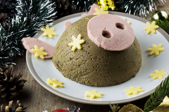 Cūkas aknu pastēte.