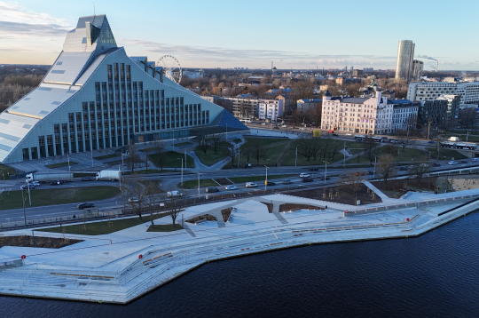 Mūkusalas ielas promenāde pēc pārbūves. Mūkusalas ielas promenāde pēc pārbūves.