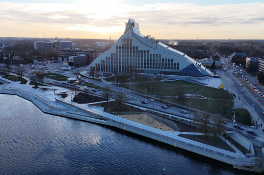 Mūkusalas ielas promenāde pēc pārbūves.