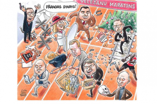 Zīmē Gatis Šļūka. Pāragrs starts!